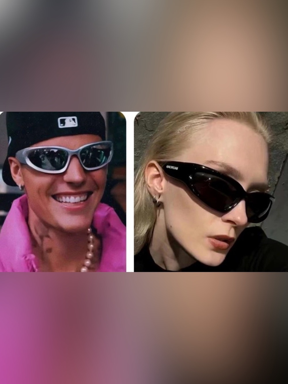 Balenciaga Sunglasses Black Wrap Style (Used) - Picture 9 of 9